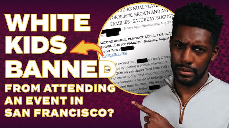 White Kids Banned from Attending an Event in San Francisco?